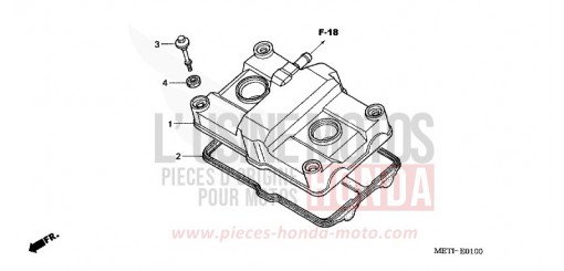 COUVERCLE DE CULASSE CBF500A6 de 2006